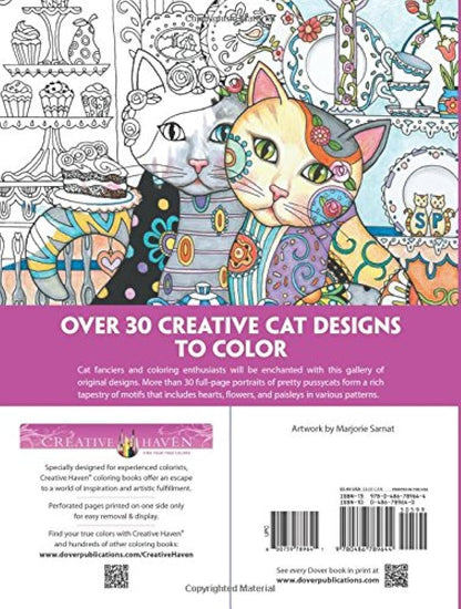 Creative Haven Creative Cats Coloring Book (Adult Coloring Books: Pets)