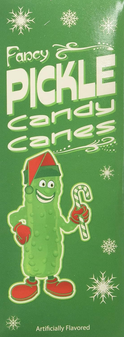 Fancy Pickle flavored Candy Canes, 3.8 OZ