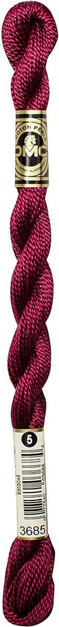 DMC Pearl Cotton Skeins Size 5-27.3 Yds: Very Dark Mauve