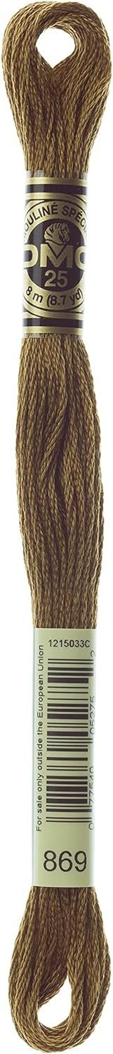 DMC Corporation 8.7yd-Very Dark Hazelnut Brown DMC 6-Strand Embroidery Cotton