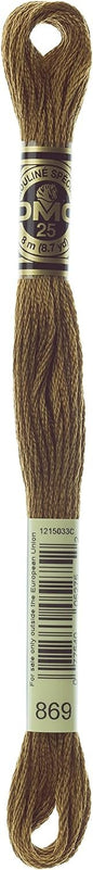 DMC Corporation 8.7yd-Very Dark Hazelnut Brown DMC 6-Strand Embroidery Cotton