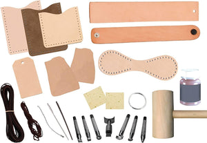 Realeather Explore Leathercraft Kit, Brown