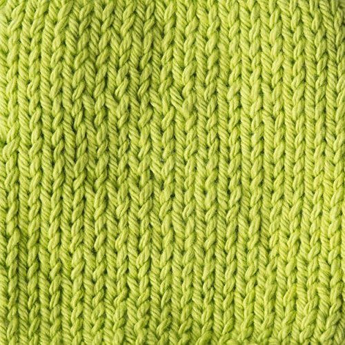 Lily Sugar 'N Cream Super Size Solid Yarn, 4oz, Gauge 4 Medium, 100% Cotton - Hot Green - Machine Wash & Dry