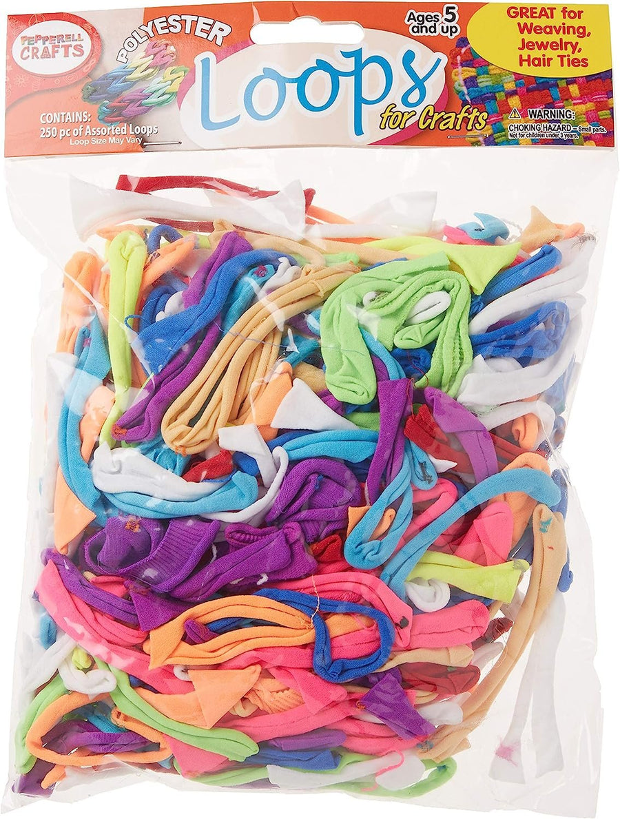 Pepperell Polyester Loops, 8 oz, Assorted