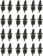 TableCraft H35BK Free Flow Pourers, Black, 24-Pack