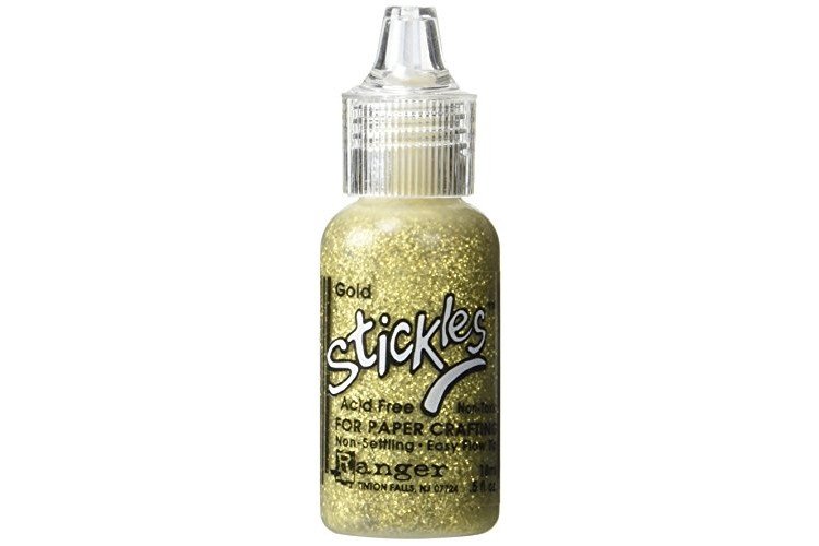 Ranger 1/2-Ounce Stickles Glitter Glue, Gold (SGG01-799)