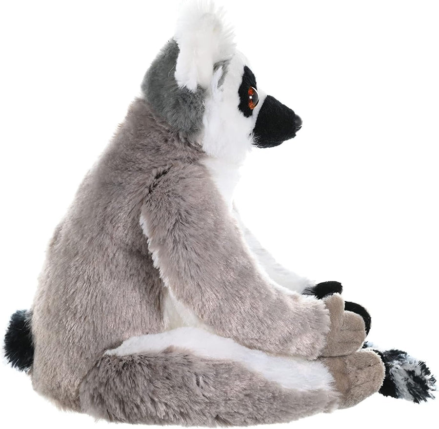 Wild Republic Ring Tailed Lemur Plush, Stuffed Animal, Plush Toy, Gifts for Kids, Cuddlekins 12 Inches