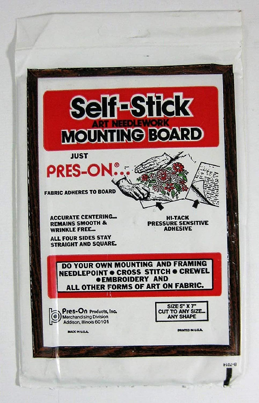 PRES ON B05S Mounting Board, 5 by 7-Inch