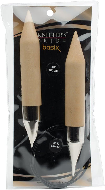 Knitter's Pride 17/12mm Basix Fixed Circular Needles