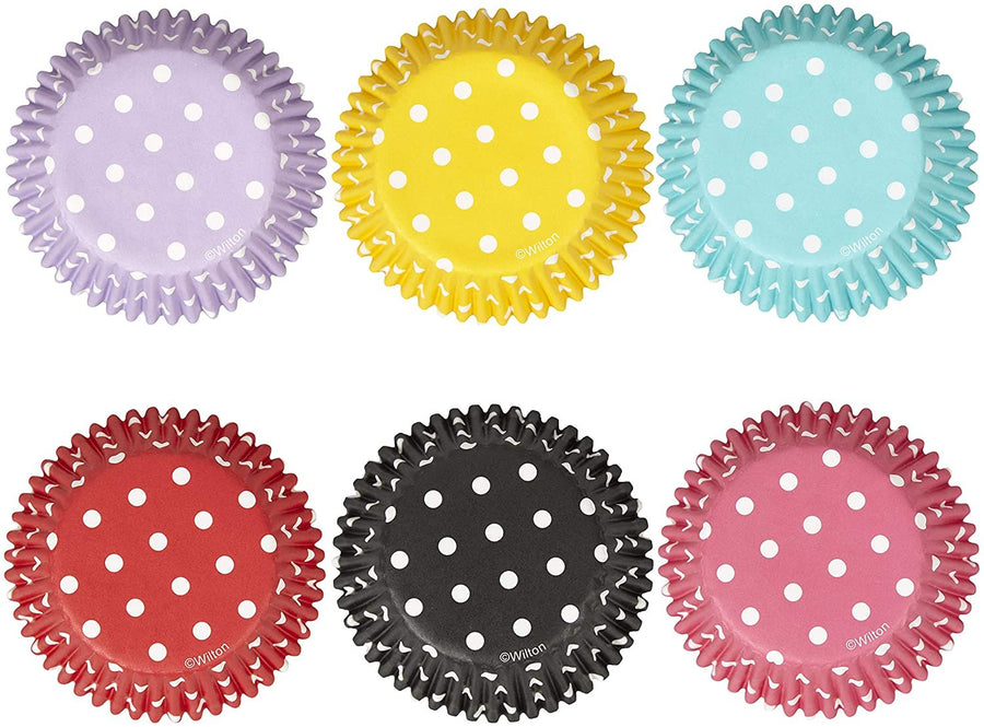 Wilton 300 Polka Dot Cupcake Baking Cups