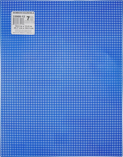 Darice Plastic Canvas, 10 x 13 Inch, 10.5" x 13.5" (1 Piece), Dark Blue