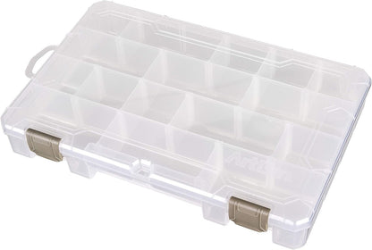 ArtBin 6840JN Floss Finder Box, Sewing & Embroidery Organizer, [1] Plastic Storage Case, Clear