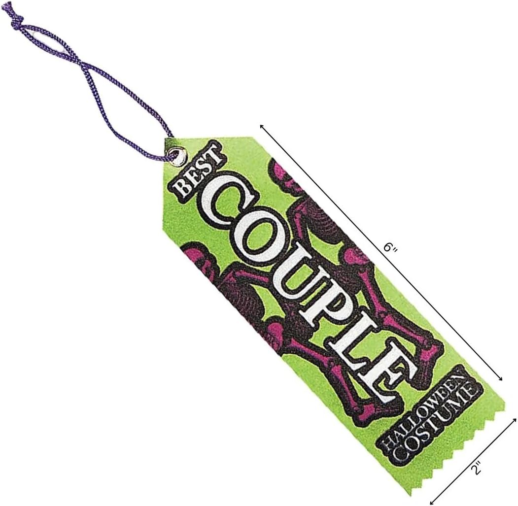 Fun Express Halloween Party Costume Contest Award Prize Ribbons - 12 Pieces
