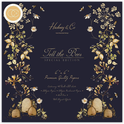 Craft Consortium Tell the Bees - Special Edition - 6x6 Paper Pad CCPPAD024B