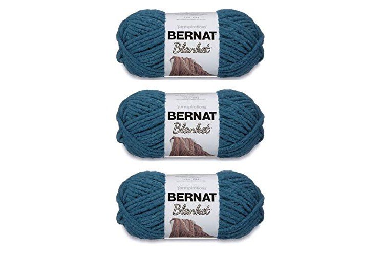 Bernat 161200-745 Blanket Yarn - Dark Teal