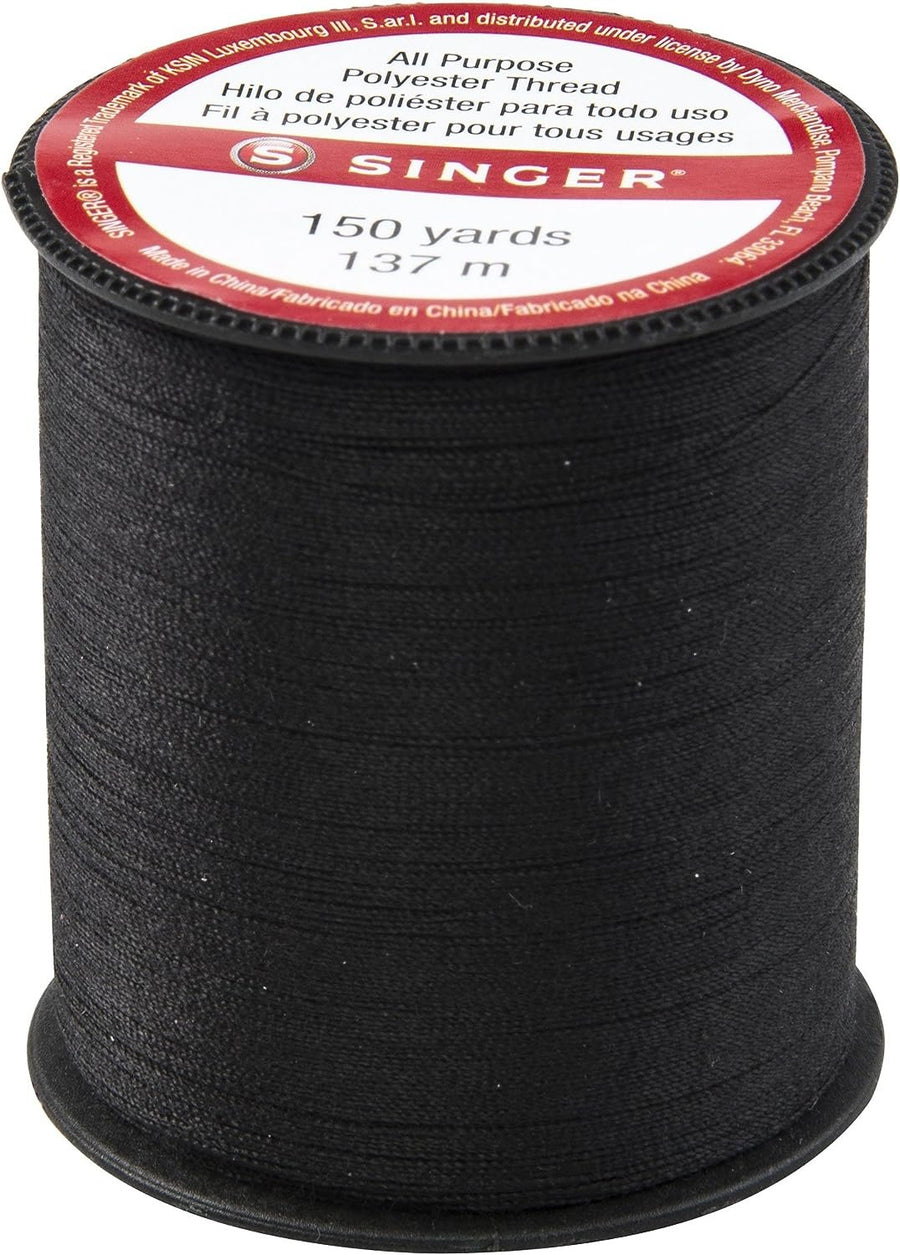 Singer 150-yard All Purpose Polyester Thread, 1-Pack, White