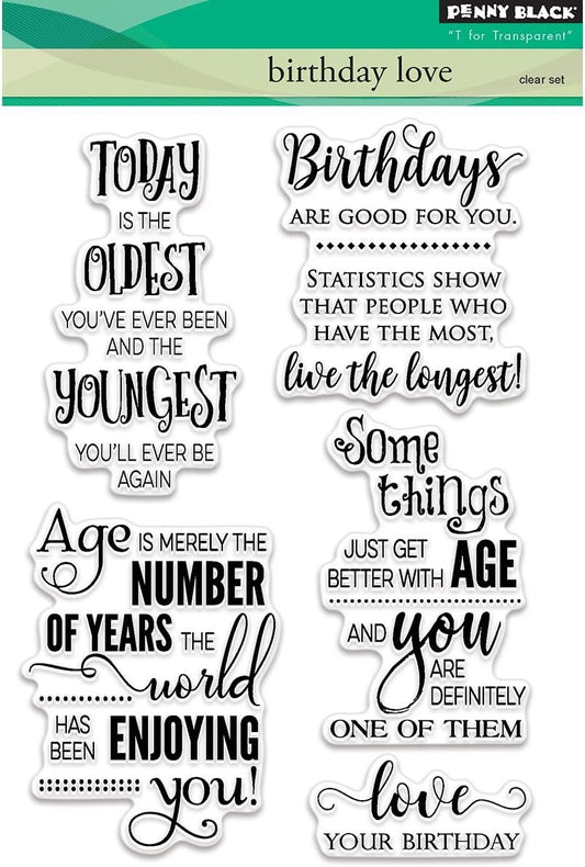 Penny Black Clear Stamp Set, 5"X7"