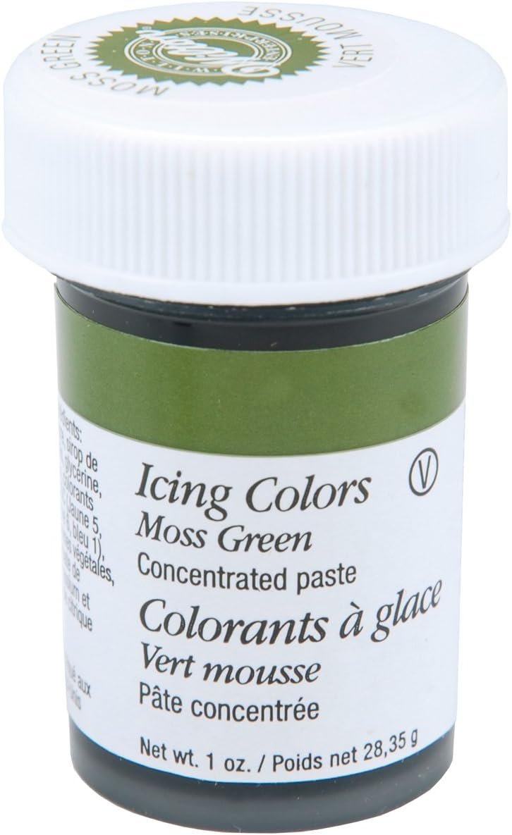 Wilton Icing Colors, 1-Ounce, Moss Green , Packaging May Vary