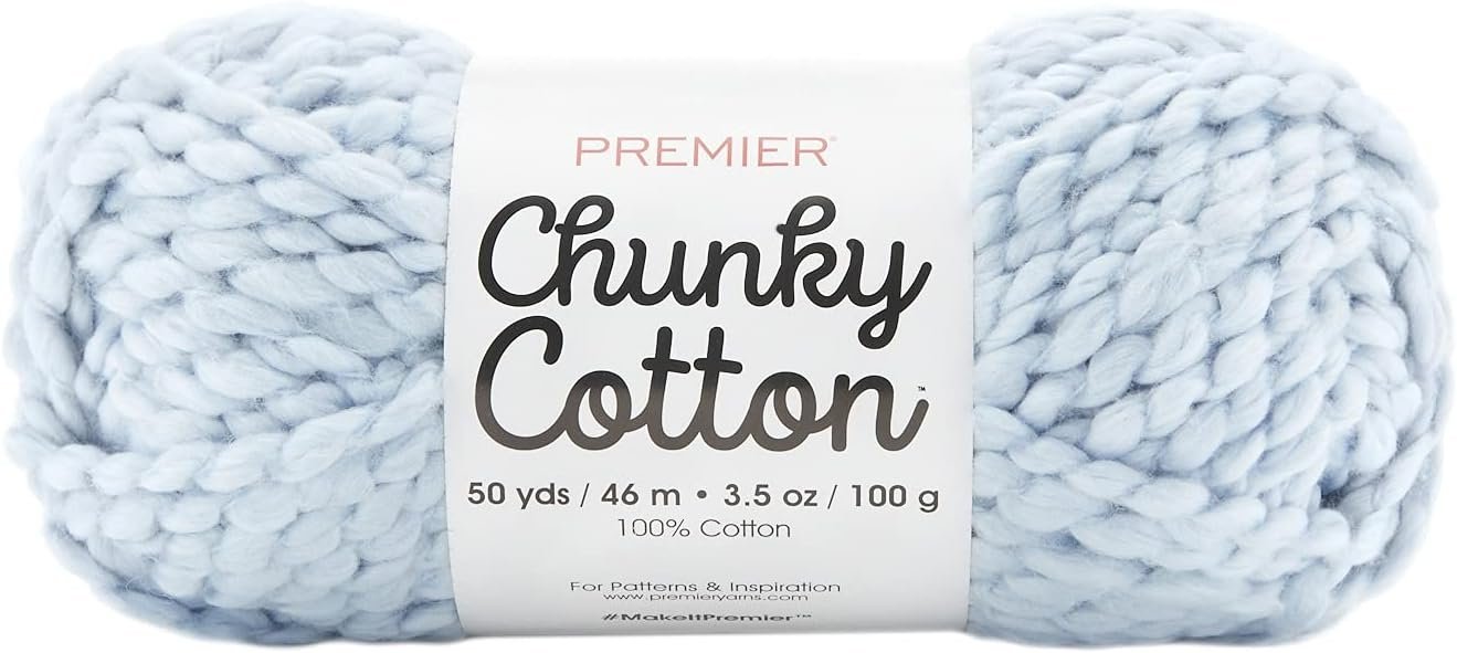 Premier Chunky Cotton, 100% Cotton, Super Bulky, Macrame, Home Decor, Machine Washable