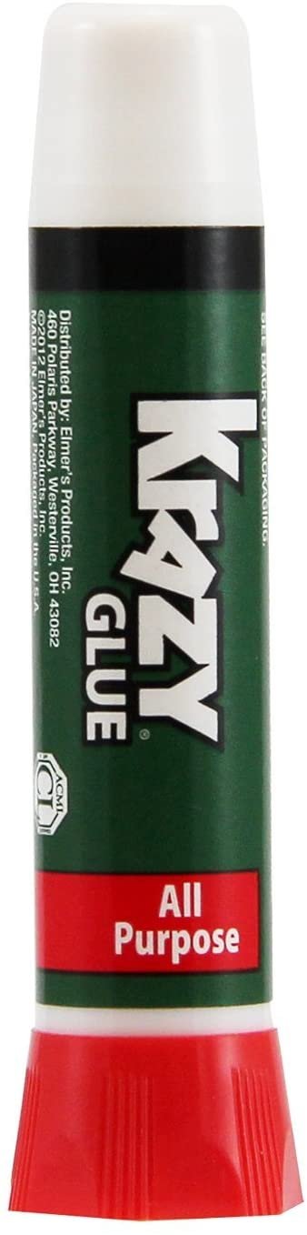 Krazy Glue Elmer's Original Crazy Super Glue All Purpose Instant Repair, 3 Piece