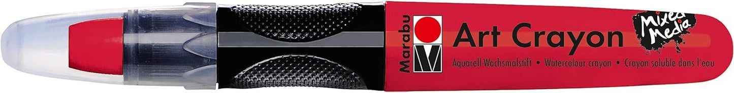 Marabu Art Crayons - Primary Set of 5 Soft Pastel Crayons for Fine Art and Mixed Media