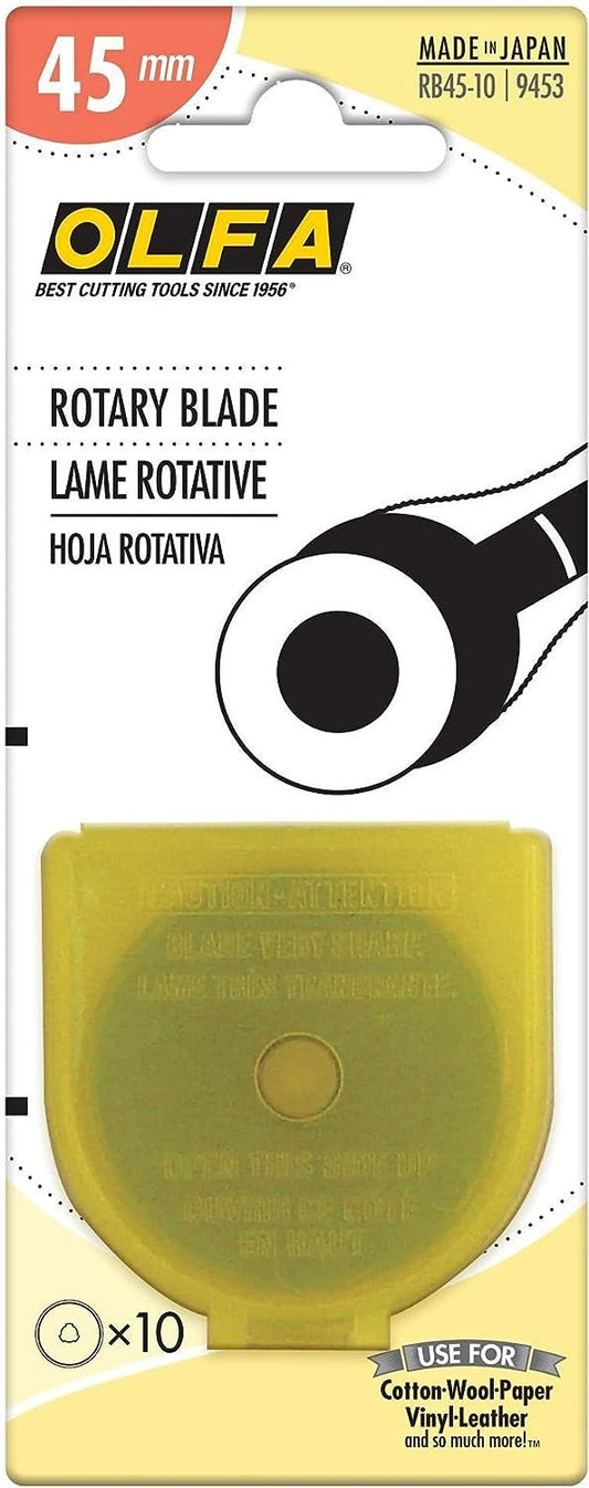 Blade - 45 mm Rotary cutter - 10 pack