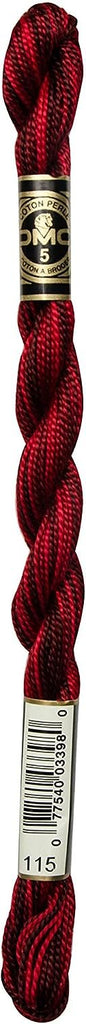 DMC 115 5-115 Pearl Cotton Thread, Variegated Garnet, Size 5