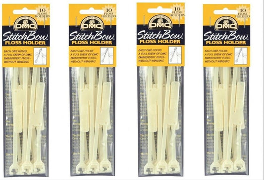 Floss Holder Bundle : 4 Pack (Total of 40 Floss Holders)