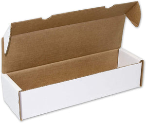 2 Boxes - BCW 1000 Count - Corrugated Cardboard Gaming Storage Box - Trading Card Collecting Supplies