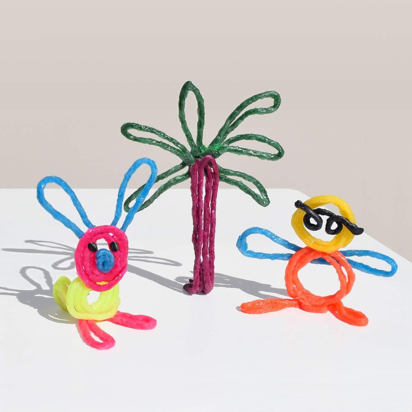 WikkiStix Sensory Fidget Toy, Arts and Crafts for Kids, Non-Toxic, Waxed Yarn, 6 inch, Reusable Molding and Sculpting Sticks, American, Assorted Colors, 24 Count (Pack of 1), Multi