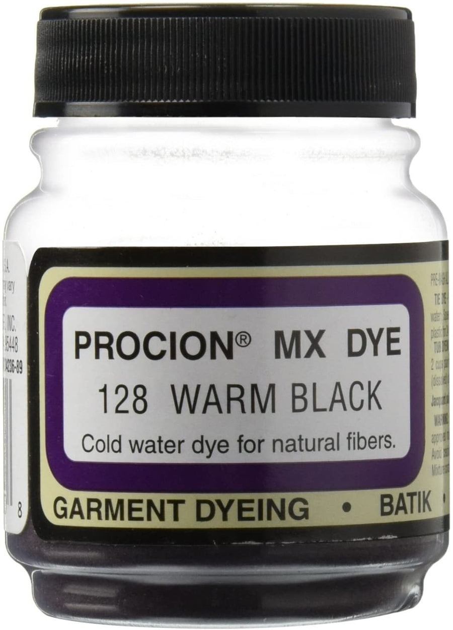 Jacquard Procion MX Fiber Reactive Dyes - Warm Black - For 2/3 fl. oz. Bottle