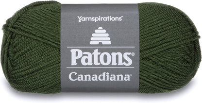 Patons Canadiana Yarn, Dark Green Tea