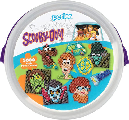 Perler Scooby-Doo Fuse Bead Activity Craft Kit with Pegboards and Ironing Paper, Multicolor 5005 Piece