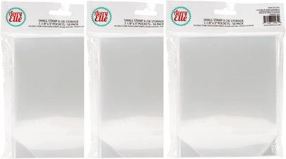 Avery Elle SS-5003 Stamp and Die Storage Pockets, Small 5 1/8 x 5 inch, Set of 50 (Parent)