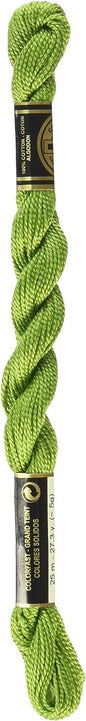 DMC 115 5-470 Pearl Cotton Thread, Light Avocado Green, Size 5