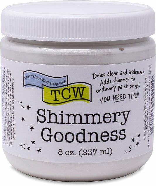 Crafter's Workshop, The TCW9012 Shimmery Goodness 8oz, 8 Ounce (Pack of 1), White