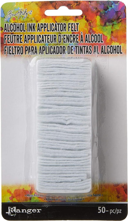 Ranger TIM20844 Adirondack Alcohol Ink Replacement Felt Pack,White