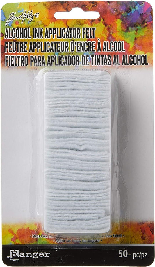 Ranger TIM20844 Adirondack Alcohol Ink Replacement Felt Pack,White