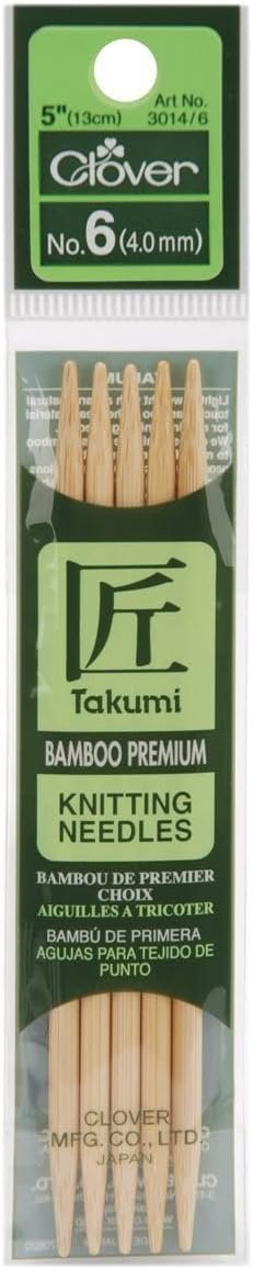 Takumi Double Point Needle 7" Size 6(Pack of 5)