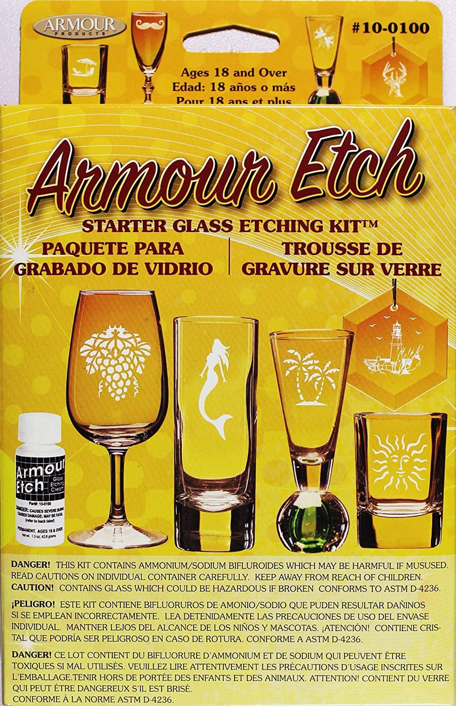 Armour Etch Glass Etching Starter Kit