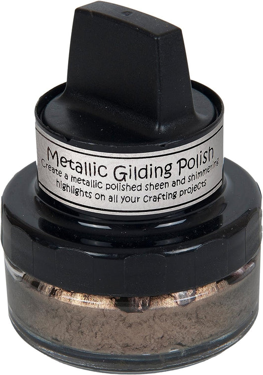 Creative Expressions Metallic Gilding Polish, Chocolate Bronze