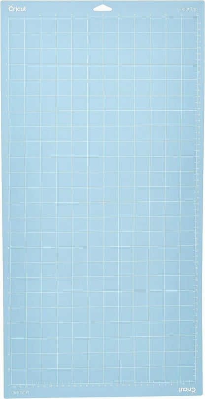 Cricut LightGrip Cutting Mats 12in x 24in, Reusable Cutting Mats for Crafts with Protective Film, Use with Printer Paper, Vellum, Light Cardstock & More for Cricut Explore & Maker (1 Count)