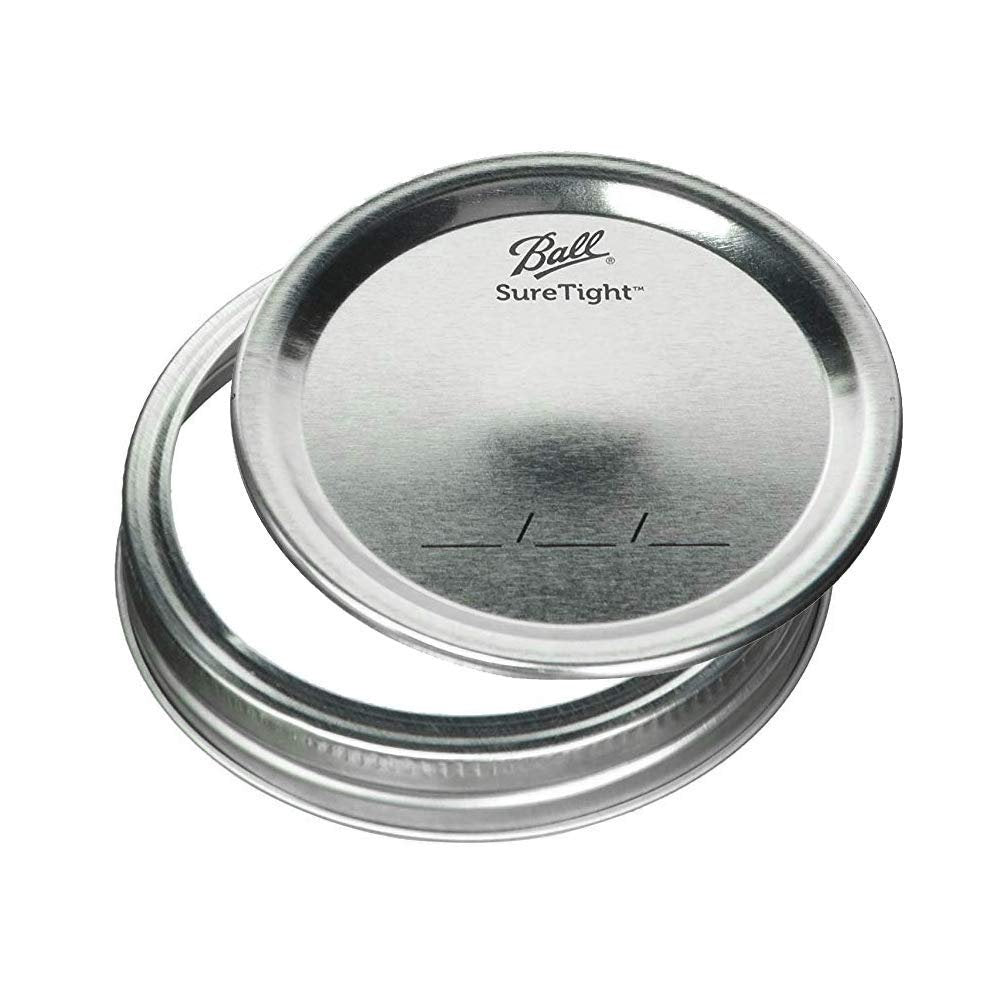 Ball Wide Mouth 32-Ounces Quart Mason Jars with Lids and Bands, Set of 2