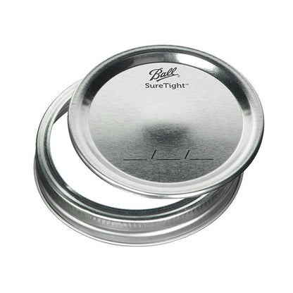Ball Wide Mouth 32-Ounces Quart Mason Jars with Lids and Bands, Set of 2
