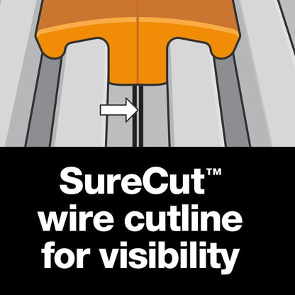 Fiskars SureCut Portable Trimmer with Recycled Cutline, 12 Inch Cut, Black,01-005454