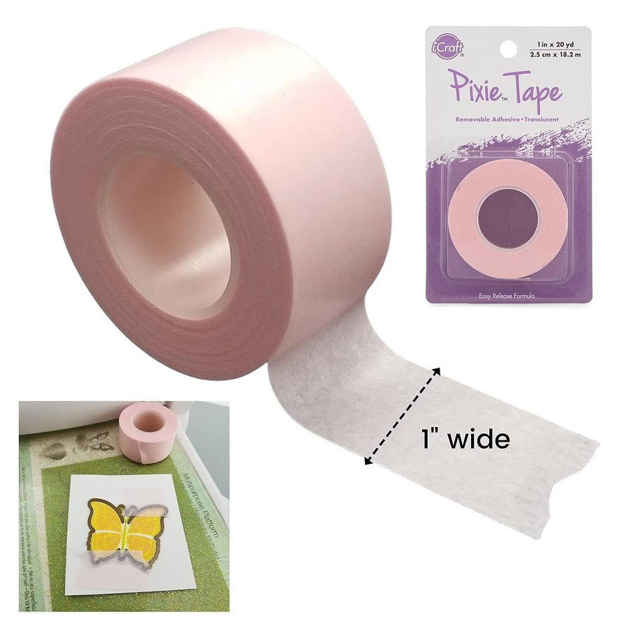 iCraft Pixie Tape - Removable, Tape (1 in x 20 yds)