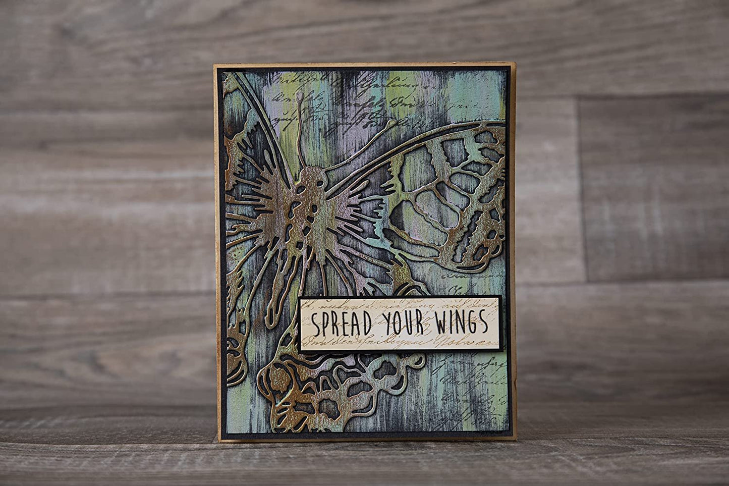 Sizzix Thinlits Die 665201 Perspective Butterfly by Tim Holtz, Multicolor