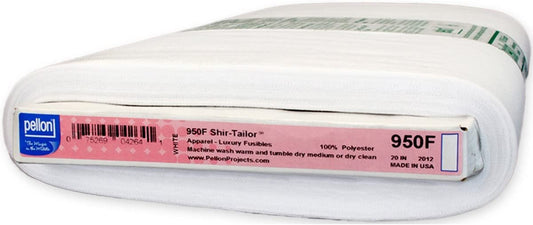 Pellon White Shir-Tailor Fusible, 20" x 25 yds