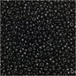 Round Seed Bead Size 15/0 8.2g Opaque Black