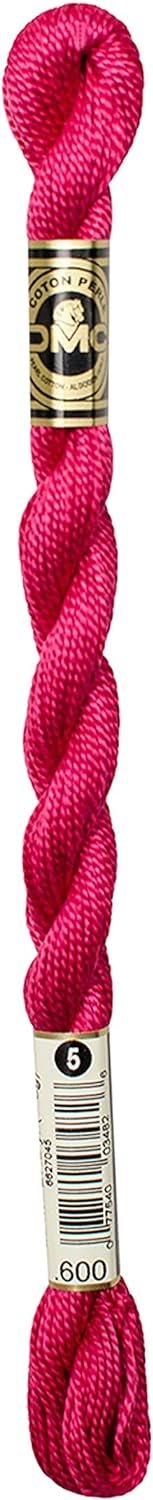 DMC 115 3-600 Pearl Cotton Thread, Very Dark Cranberry
